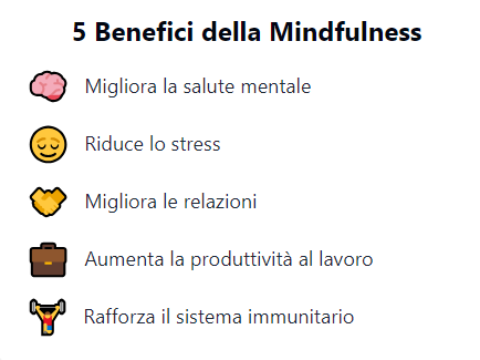 benefici della mindfulness